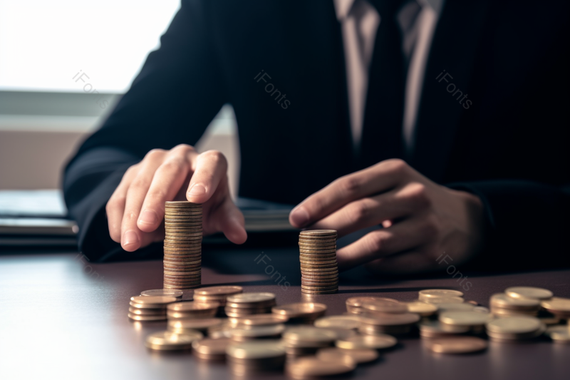 资产升值金币概念示意实拍,高清,摄影图,摄影图片,图片大全,摄影图免费下载